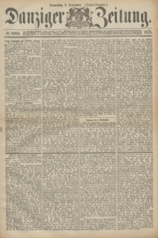 Danziger Zeitung. 1873, № 8090 (4 September) - (Abend-Ausgabe.)