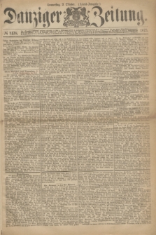 Danziger Zeitung. 1873, № 8138 (2 Oktober) - (Abend-Ausgabe.)