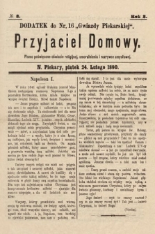 Przyjaciel Domowy : Dodatek do Gwiazdy Piekarskiej. 1896, nr 16