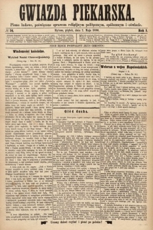 Gwiazda Piekarska : pismo ludowe, poświęcone sprawom religijnym, politycznym, społecznym i oświecie. 1890, nr 34