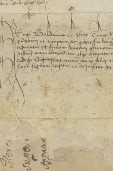 Fragment dokumentu nieznanego biskupa dotyczący egzekucji postanowień dokumentu papieża Piusa II
