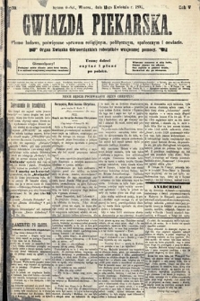 Gwiazda Piekarska : pismo ludowe, poświęcone sprawom religijnym, politycznym, społecznym i oświecie. 1892, nr 30