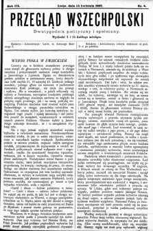 Przegląd Wszechpolski : dwutygodnik polityczny i społeczny. 1897, nr 8