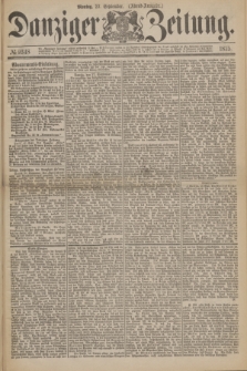 Danziger Zeitung. 1875, № 9348 (27 September) - (Abend-Ausgabe.) + dod.
