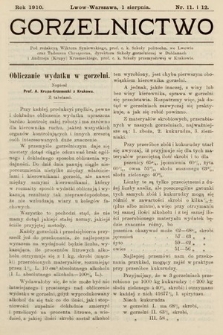 Gorzelnictwo. 1910, nr 11-12