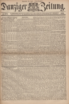 Danziger Zeitung. 1876, № 9710 (29 April) - (Abend=Ausgabe.) + dod.