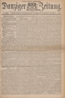 Danziger Zeitung. 1876, № 9960 (26 September) - (Abend=Ausgabe.)