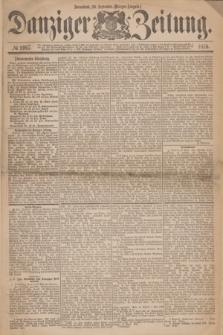 Danziger Zeitung. 1876, № 9967 (30 September) - (Morgen-Ausgabe.)