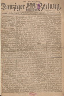 Danziger Zeitung. 1876, № 9969 (1 October) - (Morgen=Ausgabe.)