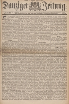 Danziger Zeitung. 1876, № 10114 (24 Dezember) - (Abend=Ausgabe.)