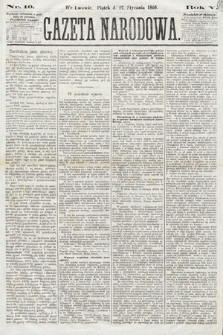 Gazeta Narodowa. 1866, nr 10