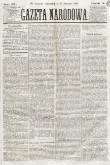 Gazeta Narodowa. 1866, nr 21