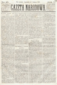 Gazeta Narodowa. 1866, nr 27