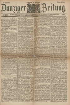 Danziger Zeitung. Jg.24, № 12987 (10 September 1881) - Abend=Ausgabe.