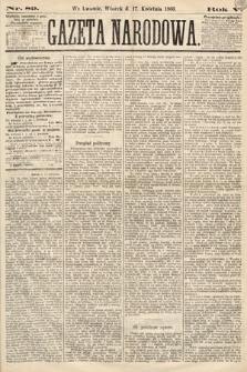Gazeta Narodowa. 1866, nr 89