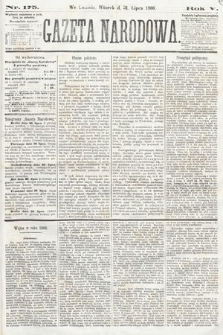 Gazeta Narodowa. 1866, nr 175