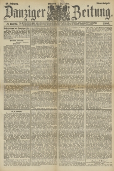 Danziger Zeitung. Jg.28, № 16027 (1 September 1886) - Abend=Ausgabe. + dod.