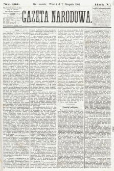 Gazeta Narodowa. 1866, nr 181