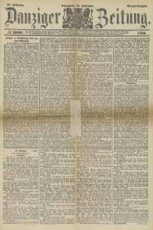 Danziger Zeitung. Jg.28, № 16068 (25 September 1886) - Morgen=Ausgabe.