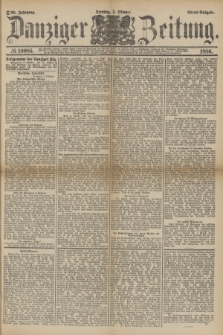 Danziger Zeitung. Jg.28, № 16085 (5 Oktober 1886) - Abend=Ausgabe.