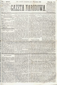 Gazeta Narodowa. 1866, nr 206