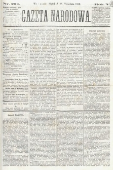 Gazeta Narodowa. 1866, nr 224