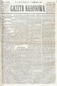 Gazeta Narodowa. 1866, nr 237