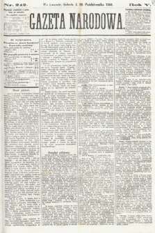 Gazeta Narodowa. 1866, nr 242
