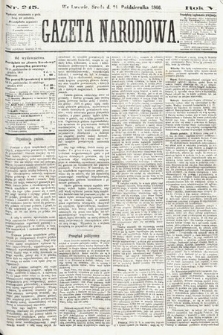 Gazeta Narodowa. 1866, nr 245