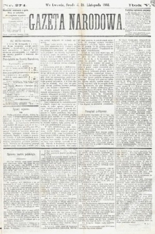 Gazeta Narodowa. 1866, nr 274