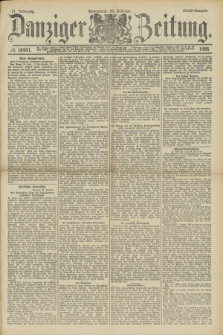 Danziger Zeitung. Jg.31, № 16941 (25 Februar 1888) - Abend-Ausgabe. + dod.