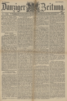 Danziger Zeitung. Jg.31, № 17239 (23 August 1888) - Abend-Ausgabe.