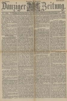 Danziger Zeitung. Jg.31, № 17287 (20 September 1888) - Abend-Ausgabe.