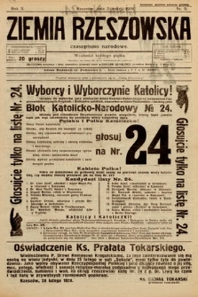 Ziemia Rzeszowska : czasopismo narodowe. 1928, nr 9