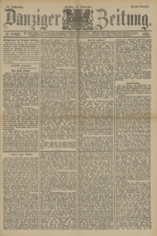 Danziger Zeitung. Jg.31, № 17433 (14 Dezember 1888) - Abend-Ausgabe + dod.