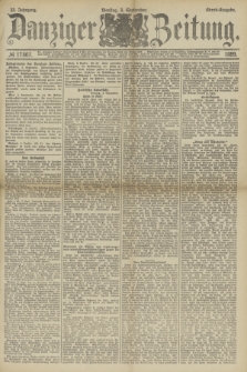 Danziger Zeitung. Jg.32, № 17867 (3 September 1889) - Abend-Ausgabe.