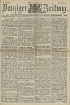 Danziger Zeitung. Jg.32, № 17869 (4 September 1889) - Abend-Ausgabe.