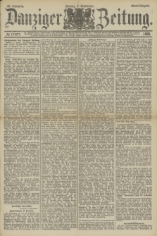 Danziger Zeitung. Jg.32, № 17877 (9 September 1889) - Abend-Ausgabe.