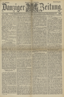 Danziger Zeitung. Jg.32, № 17895 (19 September 1889) - Abend-Ausgabe.