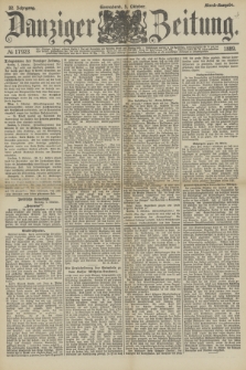 Danziger Zeitung. Jg.32, № 17923 (5 Oktober 1889) - Abend-Ausgabe. + dod.