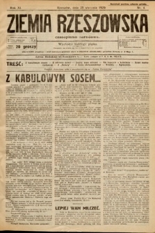 Ziemia Rzeszowska : czasopismo narodowe. 1929, nr 4