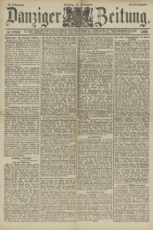 Danziger Zeitung. Jg.32, № 17987 (12 November 1889) - Abend-Ausgabe. + dod.