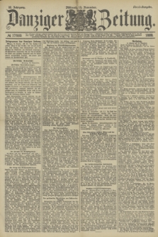 Danziger Zeitung. Jg.32, № 17989 (13 November 1889) - Abend-Ausgabe.