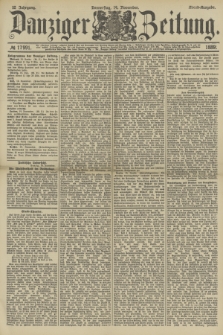 Danziger Zeitung. Jg.32, № 17991 (14 November 1889) - Abend-Ausgabe. + dod.
