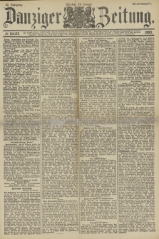 Danziger Zeitung. Jg.32, № 18087 (13 Januar 1890) - Abend-Ausgabe.