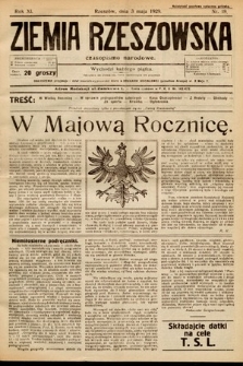 Ziemia Rzeszowska : czasopismo narodowe. 1929, nr 18