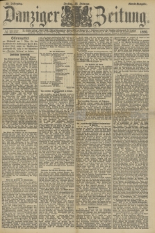 Danziger Zeitung. Jg.33, № 18167 (28 Februar 1890) - Abend-Ausgabe.