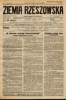 Ziemia Rzeszowska : czasopismo narodowe. 1929, nr 23