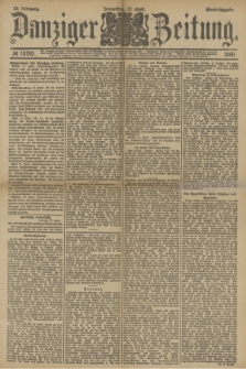 Danziger Zeitung. Jg.33, № 18245 (17 April 1890) - Abend-Ausgabe. + dod.