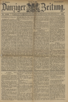 Danziger Zeitung. Jg.33, Nr. 18280 (9 Mai 1890) - Morgen-Ausgabe.